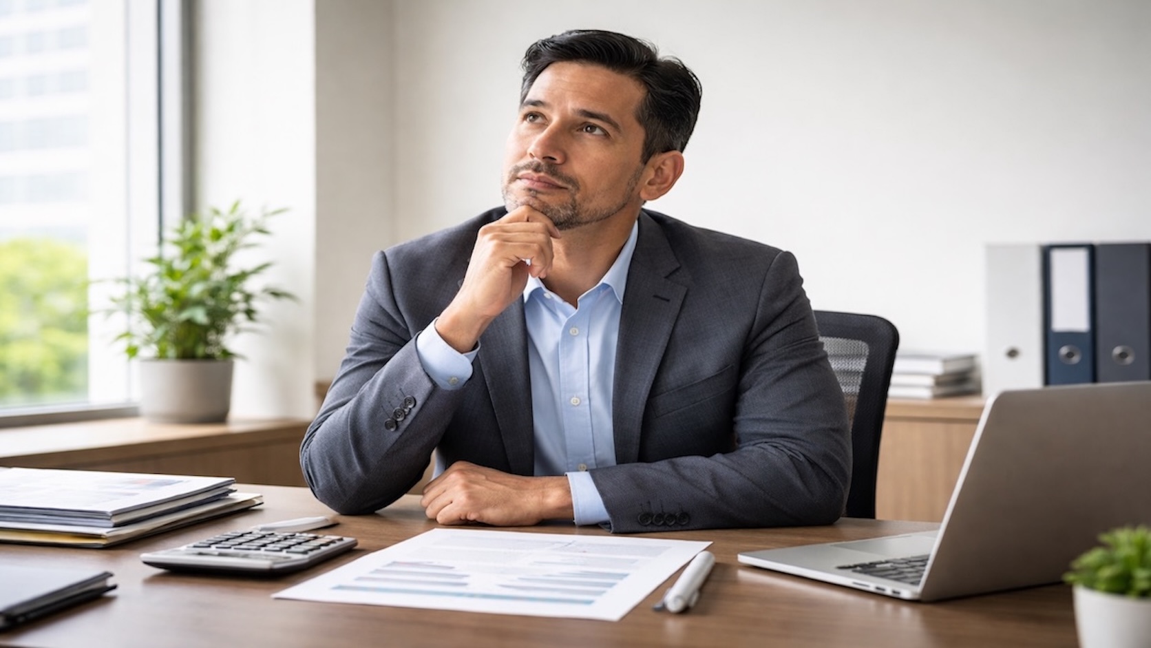 Trabajador de gobierno solicitando crédito de nómina